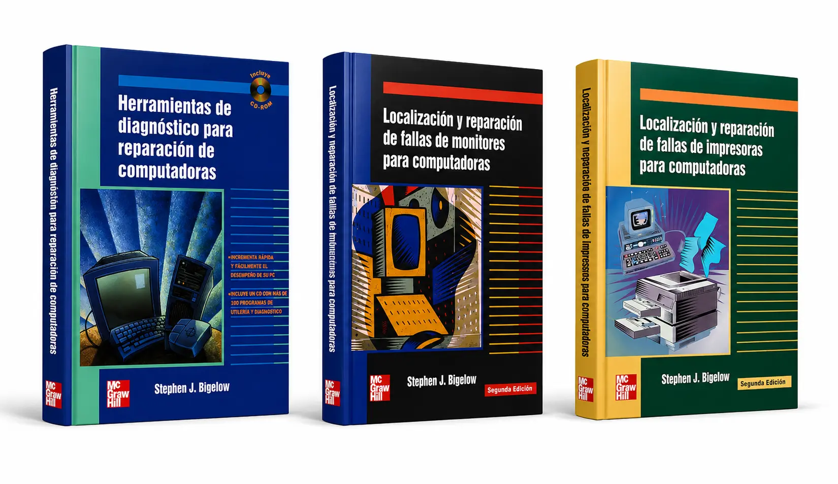 Reparación Y Localización De Fallas En Impresoras, Monitores Y Computadoras 3 Vol